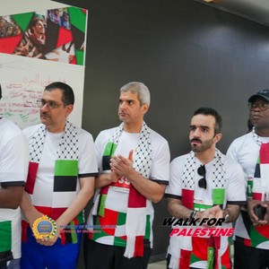 Race photo from WALK FOR PALESTINE
