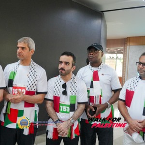 Race photo from WALK FOR PALESTINE