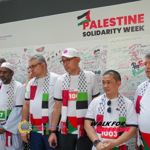 Race photo from WALK FOR PALESTINE