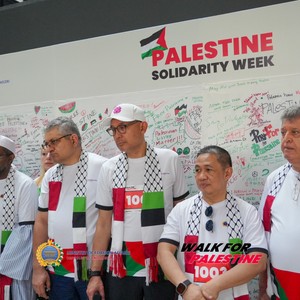 Race photo from WALK FOR PALESTINE
