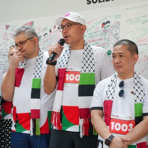 Race photo from WALK FOR PALESTINE
