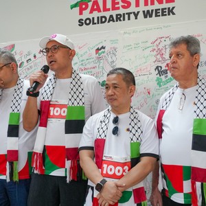 Race photo from WALK FOR PALESTINE