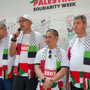 Race photo from WALK FOR PALESTINE