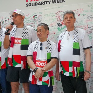 Race photo from WALK FOR PALESTINE