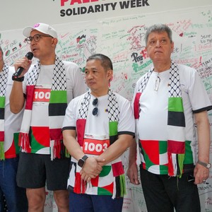 Race photo from WALK FOR PALESTINE