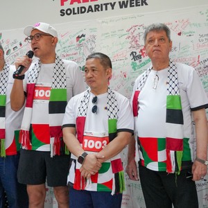 Race photo from WALK FOR PALESTINE