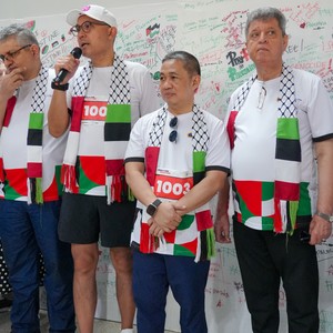 Race photo from WALK FOR PALESTINE