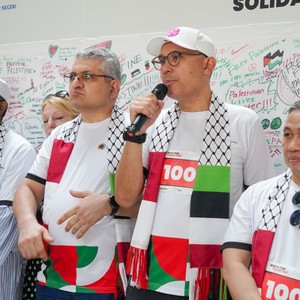 Race photo from WALK FOR PALESTINE