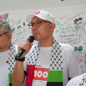Race photo from WALK FOR PALESTINE