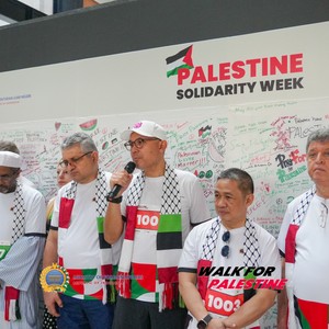 Race photo from WALK FOR PALESTINE