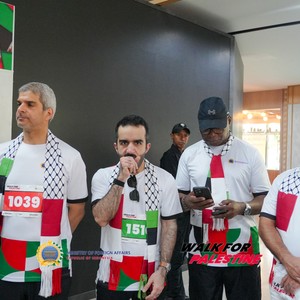 Race photo from WALK FOR PALESTINE