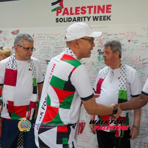 Race photo from WALK FOR PALESTINE
