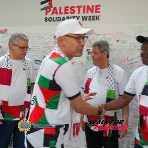 Race photo from WALK FOR PALESTINE