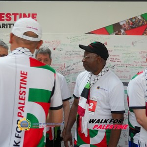 Race photo from WALK FOR PALESTINE