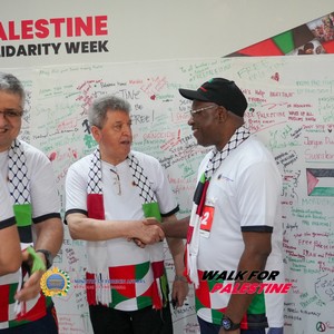 Race photo from WALK FOR PALESTINE