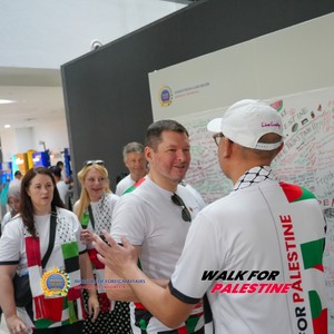 Race photo from WALK FOR PALESTINE