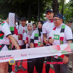 Race photo from WALK FOR PALESTINE