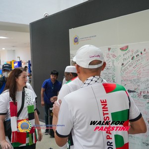 Race photo from WALK FOR PALESTINE