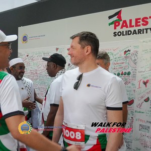 Race photo from WALK FOR PALESTINE