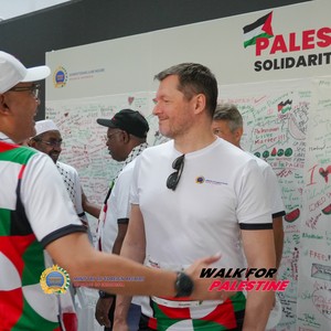 Race photo from WALK FOR PALESTINE