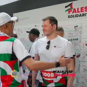 Race photo from WALK FOR PALESTINE