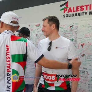 Race photo from WALK FOR PALESTINE