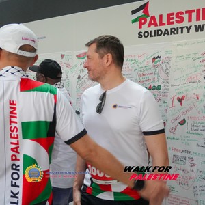 Race photo from WALK FOR PALESTINE