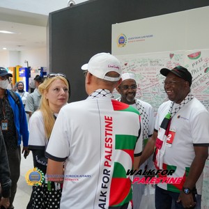Race photo from WALK FOR PALESTINE