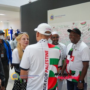 Race photo from WALK FOR PALESTINE