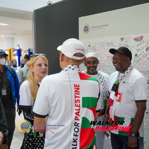 Race photo from WALK FOR PALESTINE