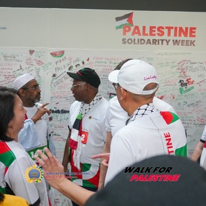 Race photo from WALK FOR PALESTINE