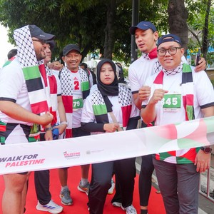 Race photo from WALK FOR PALESTINE