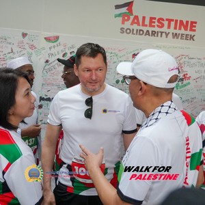 Race photo from WALK FOR PALESTINE