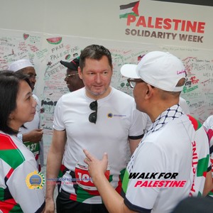 Race photo from WALK FOR PALESTINE