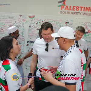 Race photo from WALK FOR PALESTINE