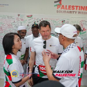 Race photo from WALK FOR PALESTINE