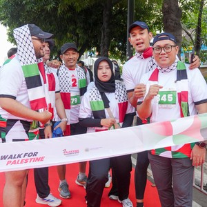 Race photo from WALK FOR PALESTINE