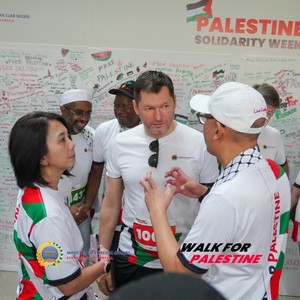 Race photo from WALK FOR PALESTINE