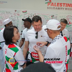 Race photo from WALK FOR PALESTINE