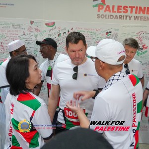 Race photo from WALK FOR PALESTINE