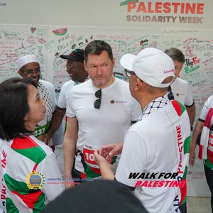 Race photo from WALK FOR PALESTINE