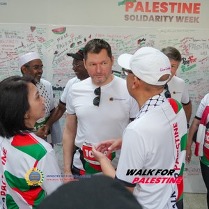 Race photo from WALK FOR PALESTINE