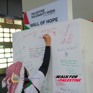 Race photo from WALK FOR PALESTINE