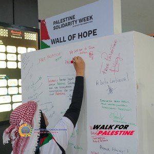 Race photo from WALK FOR PALESTINE
