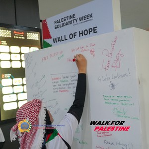 Race photo from WALK FOR PALESTINE