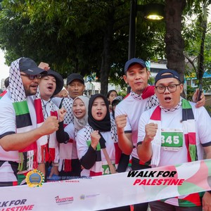 Race photo from WALK FOR PALESTINE