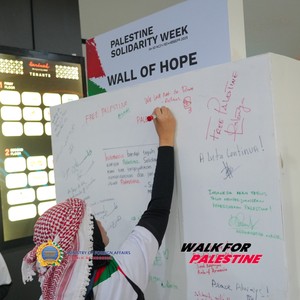 Race photo from WALK FOR PALESTINE