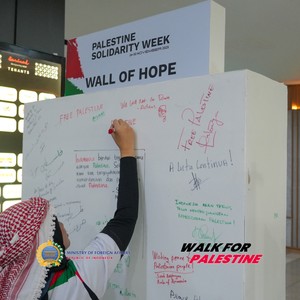 Race photo from WALK FOR PALESTINE