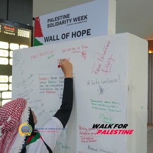 Race photo from WALK FOR PALESTINE