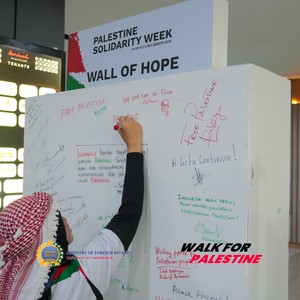 Race photo from WALK FOR PALESTINE